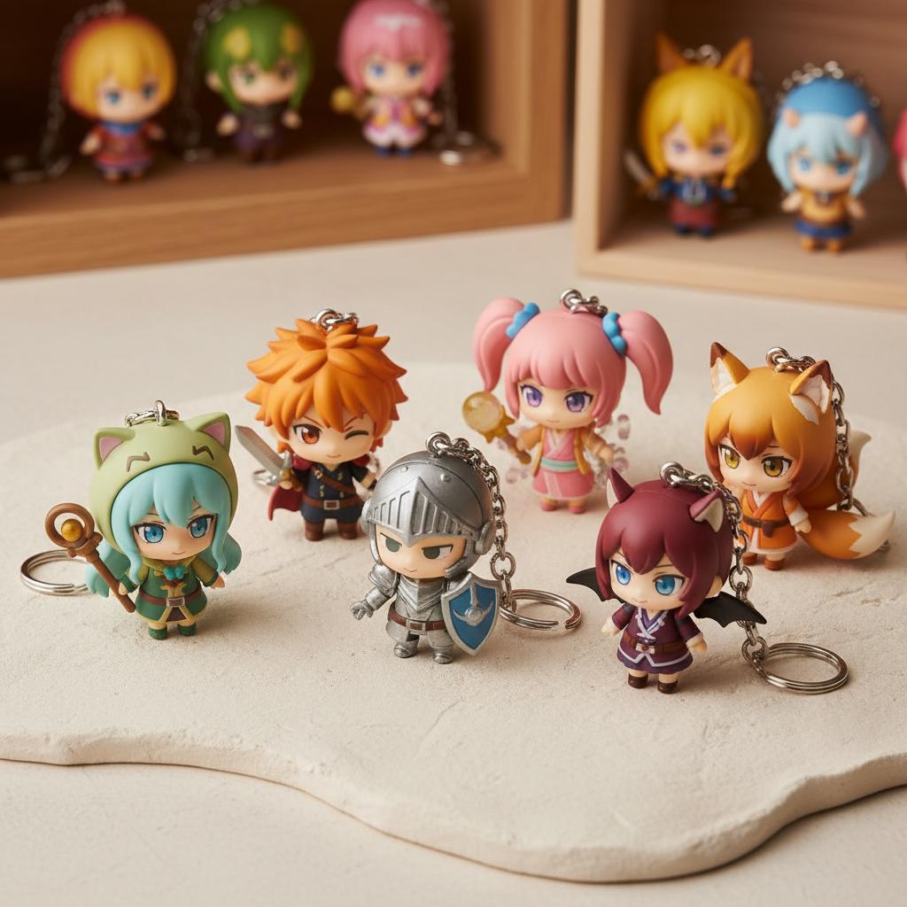 Jujutsu Kaisen mascot keychain set